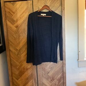 Loft Navy Cardigan M